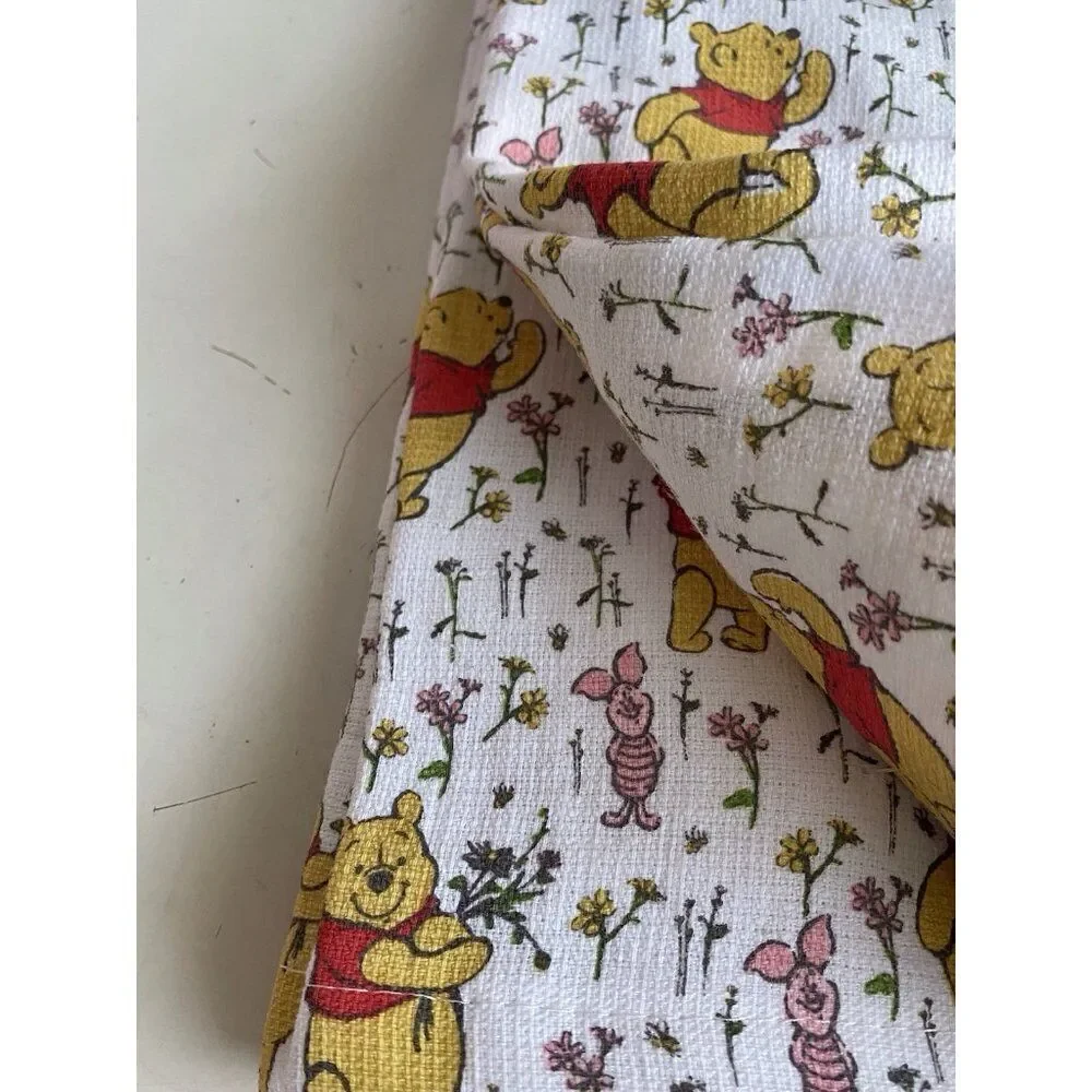 2 Pack Disney Winnie the Pooh Piglet Floral Spring Kitchen Towels 16 X 26” NEW‎